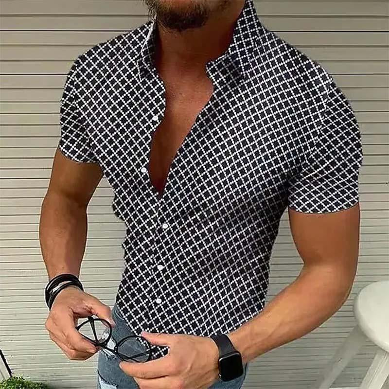 Chemise homme slim fit boutons moderne