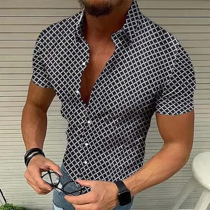 Chemise homme slim fit boutons moderne