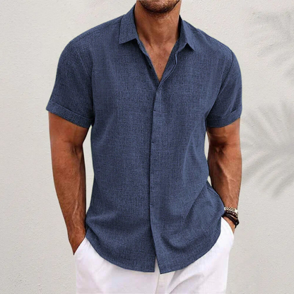 Chemise légère pour homme avec col et boutons