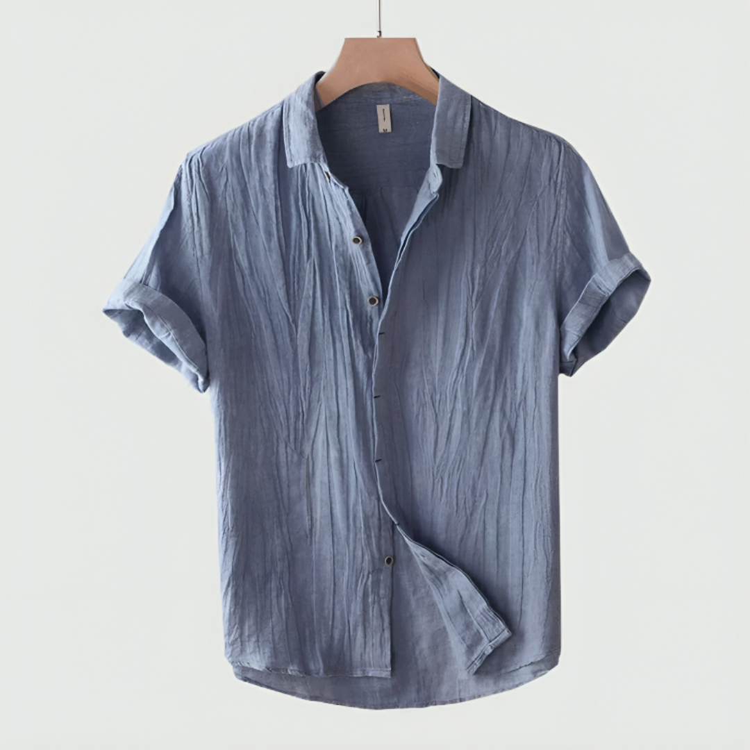 Chemise légère pour homme à manches courtes coupe décontractée
