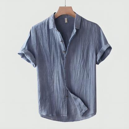 Chemise légère pour homme à manches courtes coupe décontractée
