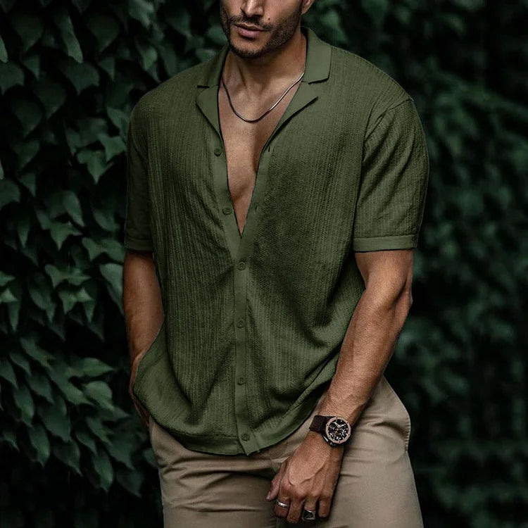 Polo homme léger avec boutons