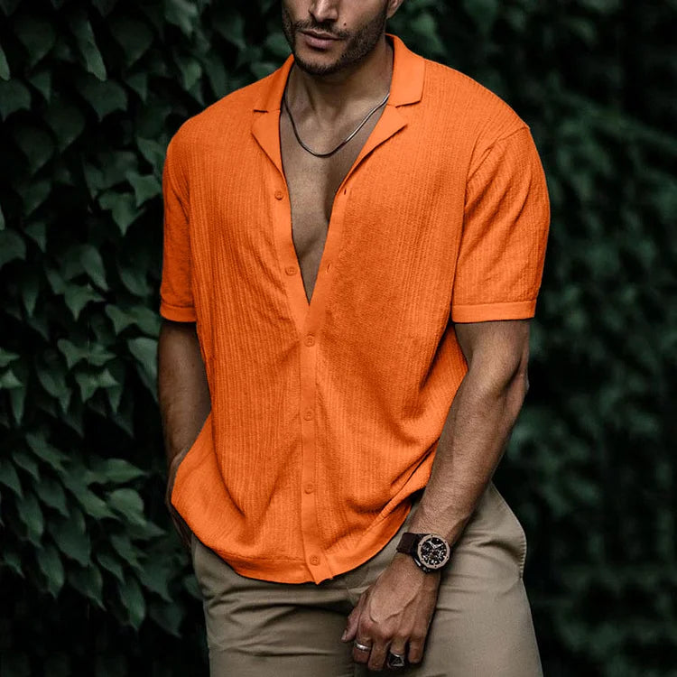 Polo homme léger avec boutons
