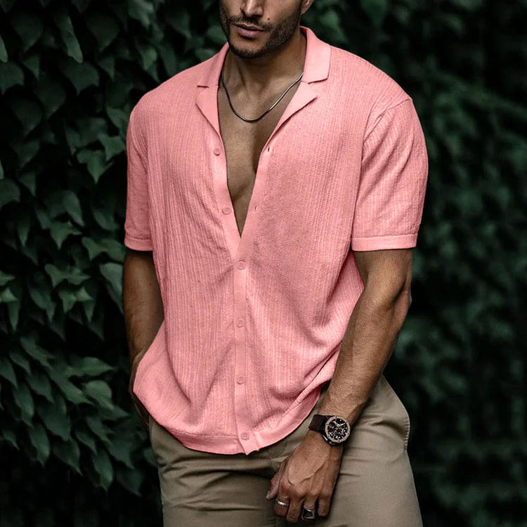 Polo homme léger avec boutons