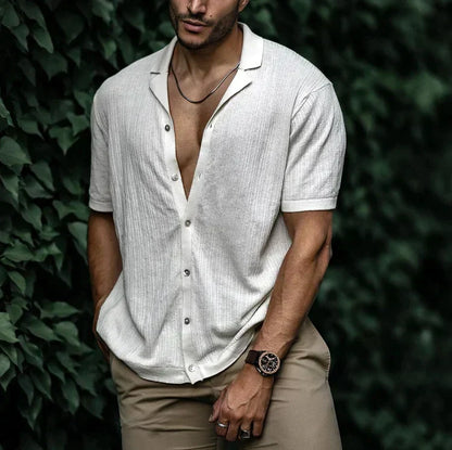 Polo homme léger avec boutons
