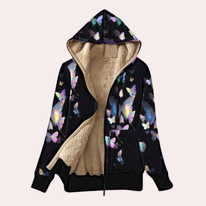Parka d'hiver chaud à capuche pour femme