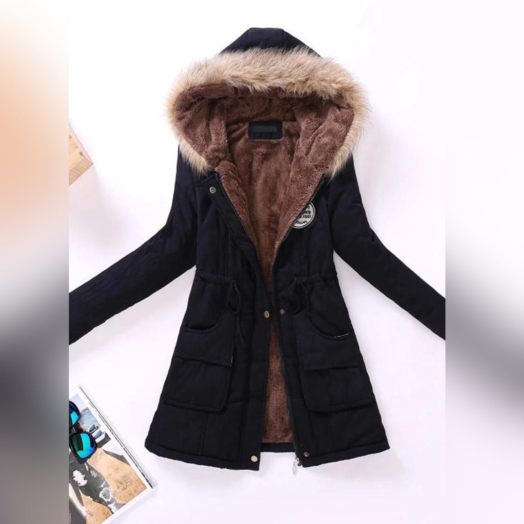 Parka d'hiver femme chaud confortable isolé
