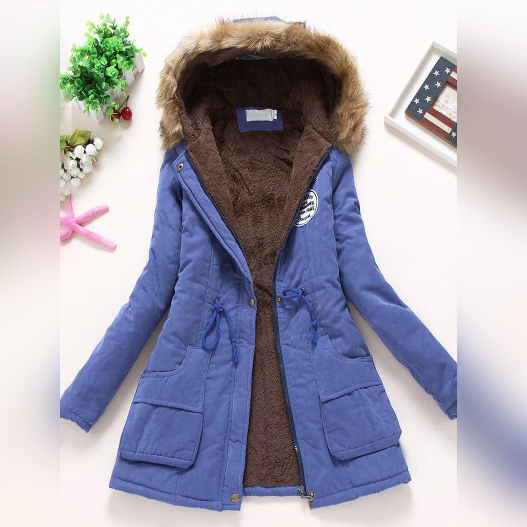 Parka d'hiver femme chaud confortable isolé