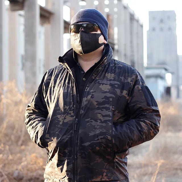 Blouson d'hiver homme camouflage