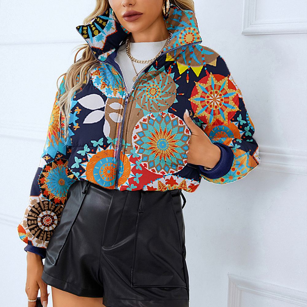 Veste courte moderne femme tendance automne