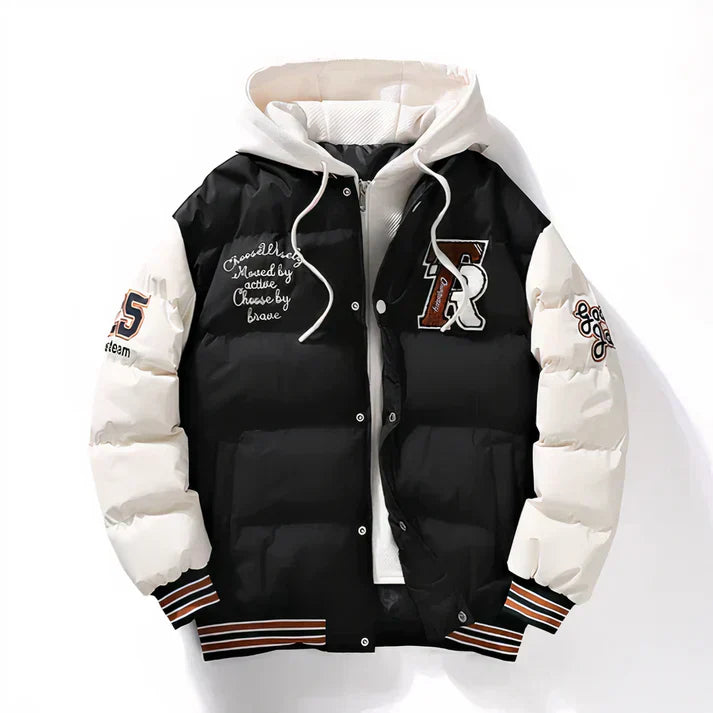 Blouson bomber homme à capuche pratique