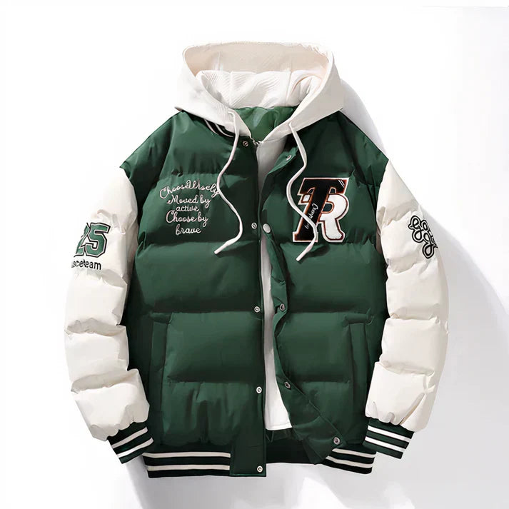 Blouson bomber homme à capuche pratique