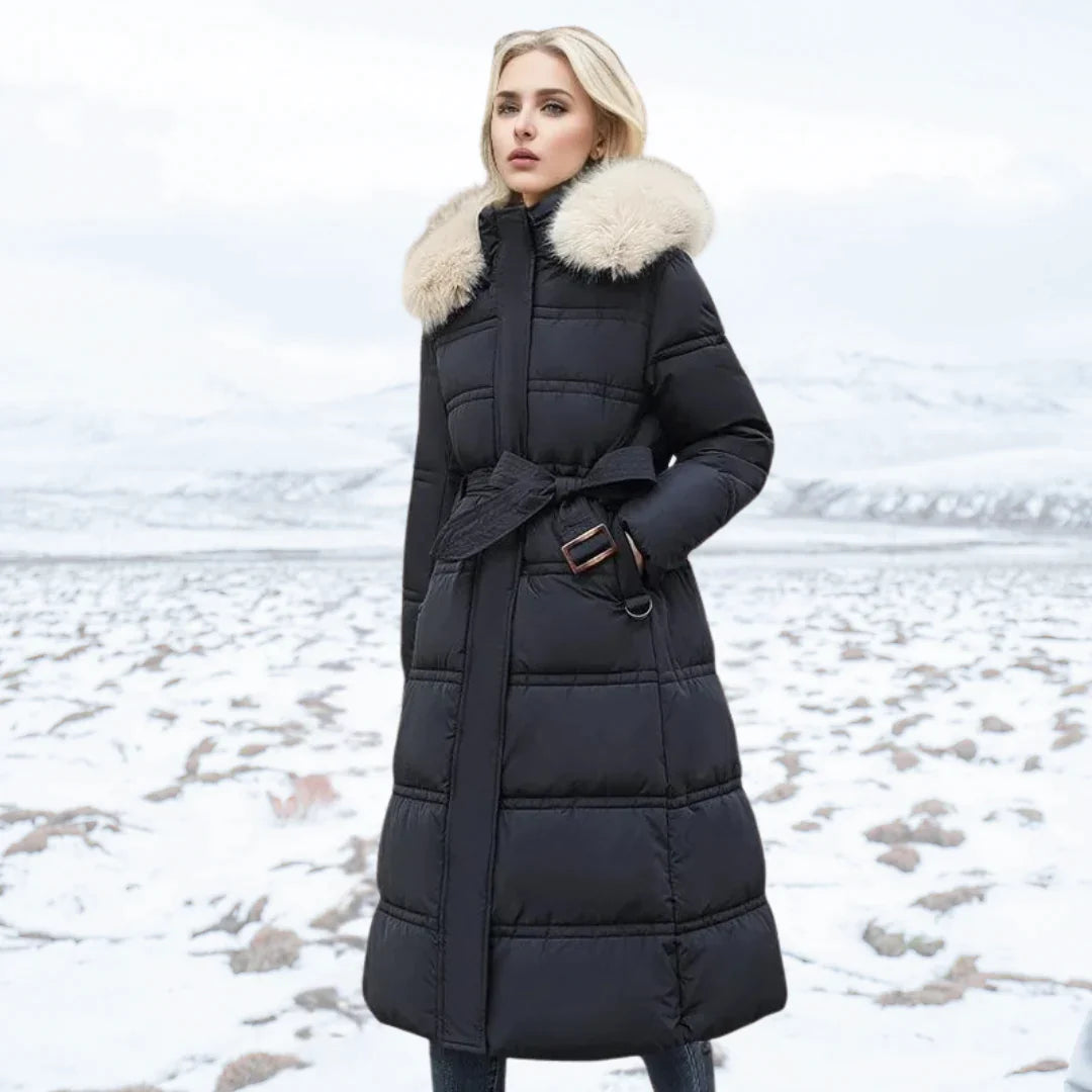 Veste d'hiver doublée chaude pour femme