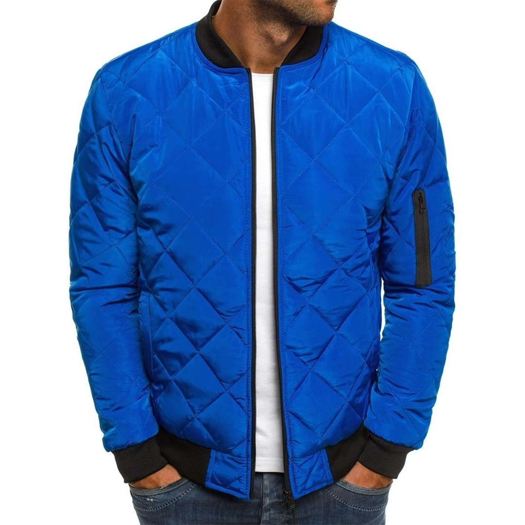 Veste bomber confortable pour homme avec poches zippées