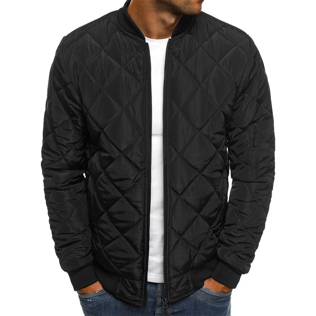 Veste bomber confortable pour homme avec poches zippées