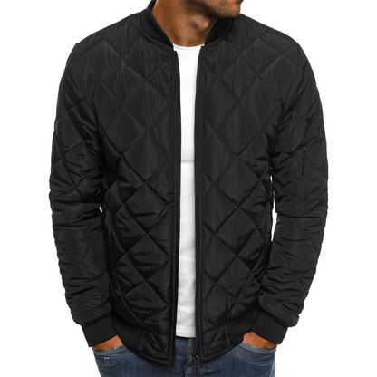 Veste bomber confortable pour homme avec poches zippées