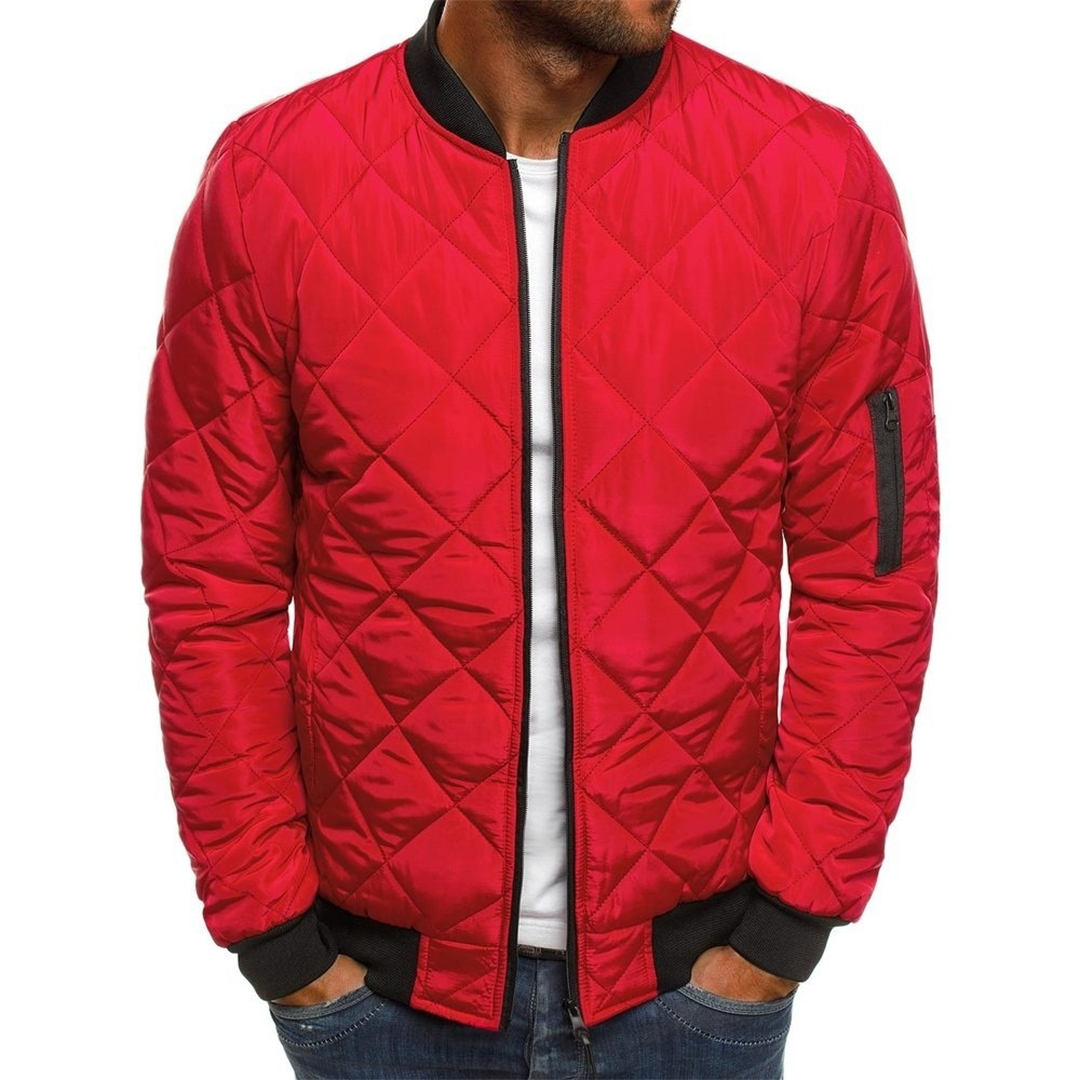 Veste bomber confortable pour homme avec poches zippées