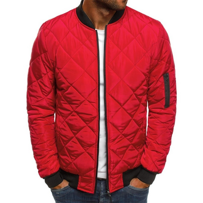 Veste bomber confortable pour homme avec poches zippées