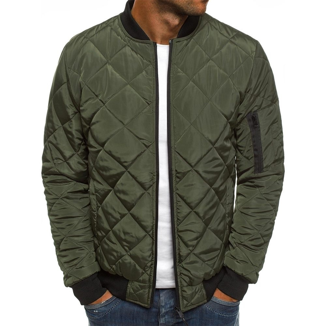 Veste bomber confortable pour homme avec poches zippées