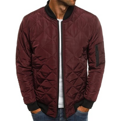 Veste bomber confortable pour homme avec poches zippées