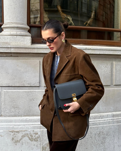 Blazers élégants en daim synthétique pour femmes