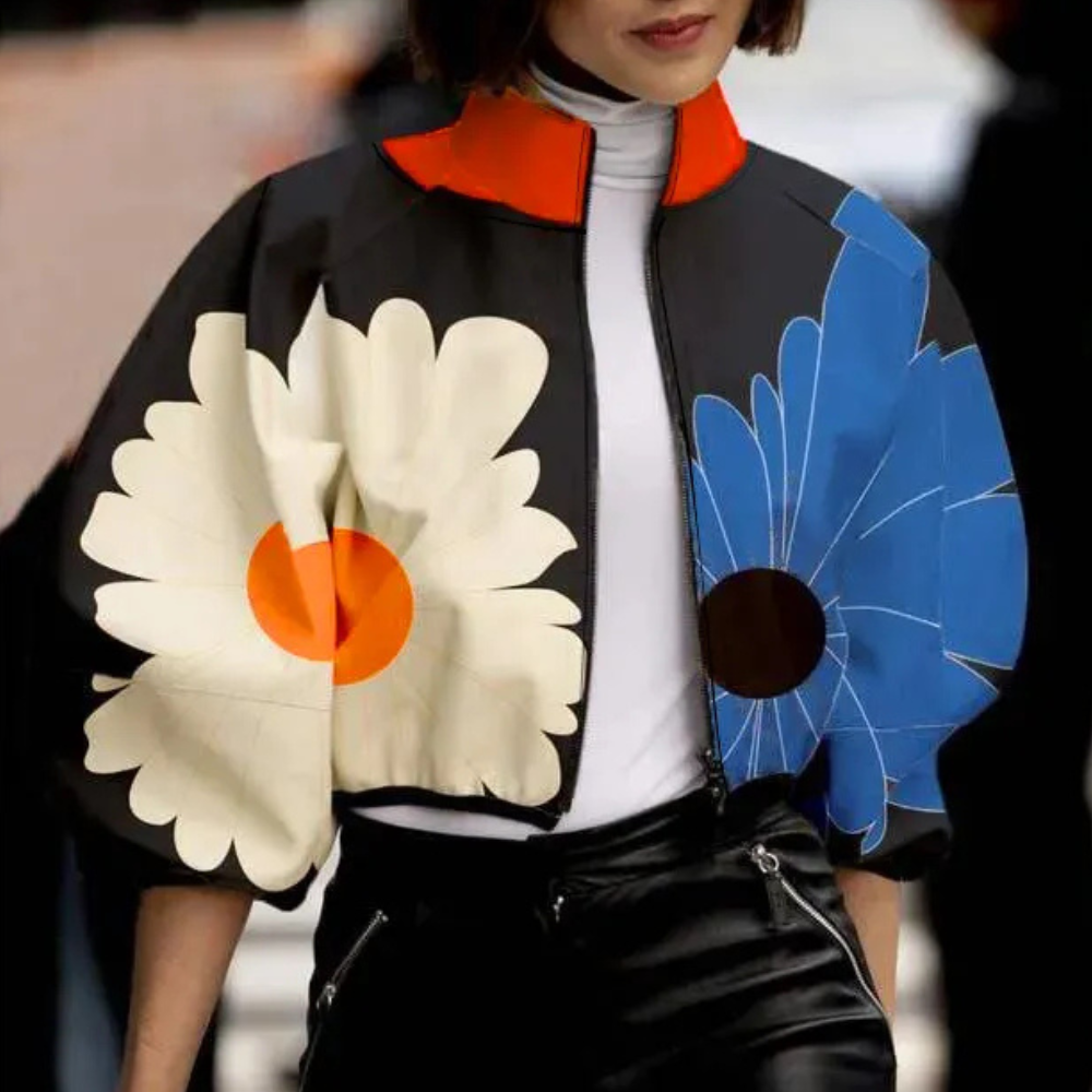 Veste courte automne tendance pour femme