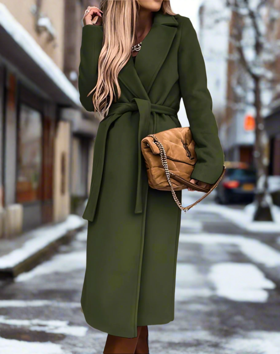Manteau élégant pour femme Léger Ceinture