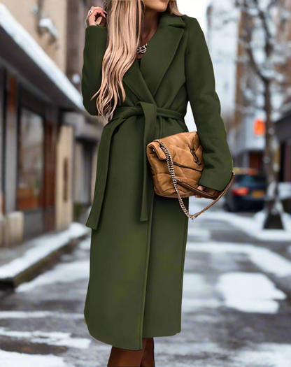 Manteau élégant pour femme Léger Ceinture