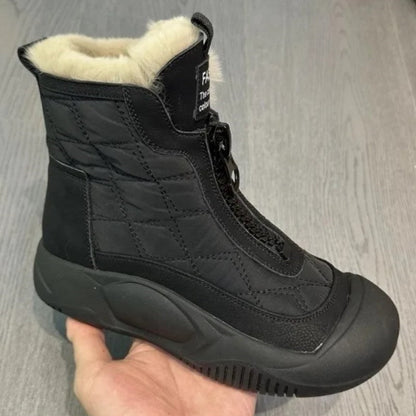 Bottes d'hiver imperméables au design rétro