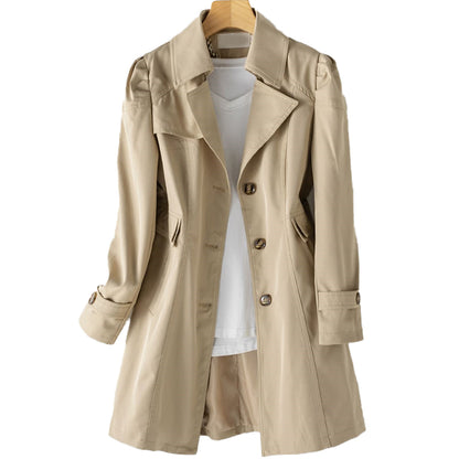 Trench-coat évasé stylé pour femme