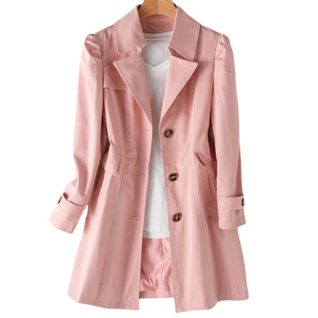 Long Trench-coat Coupe-vent Imperméable Élégant
