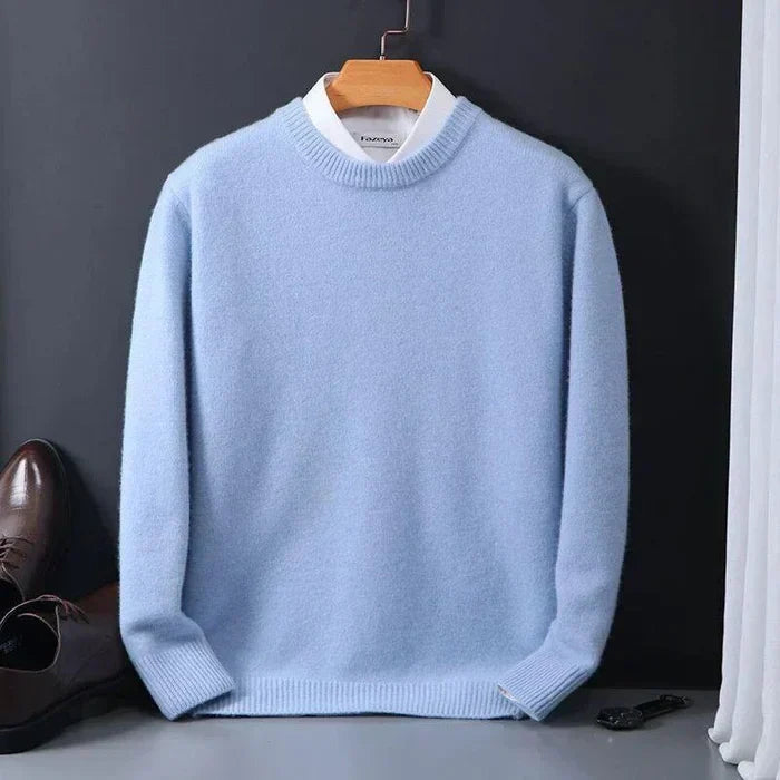 Pull en cachemire pour homme, coupe décontractée