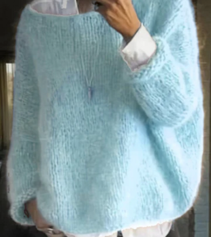 Pull over ample pour femme, doux et confortable