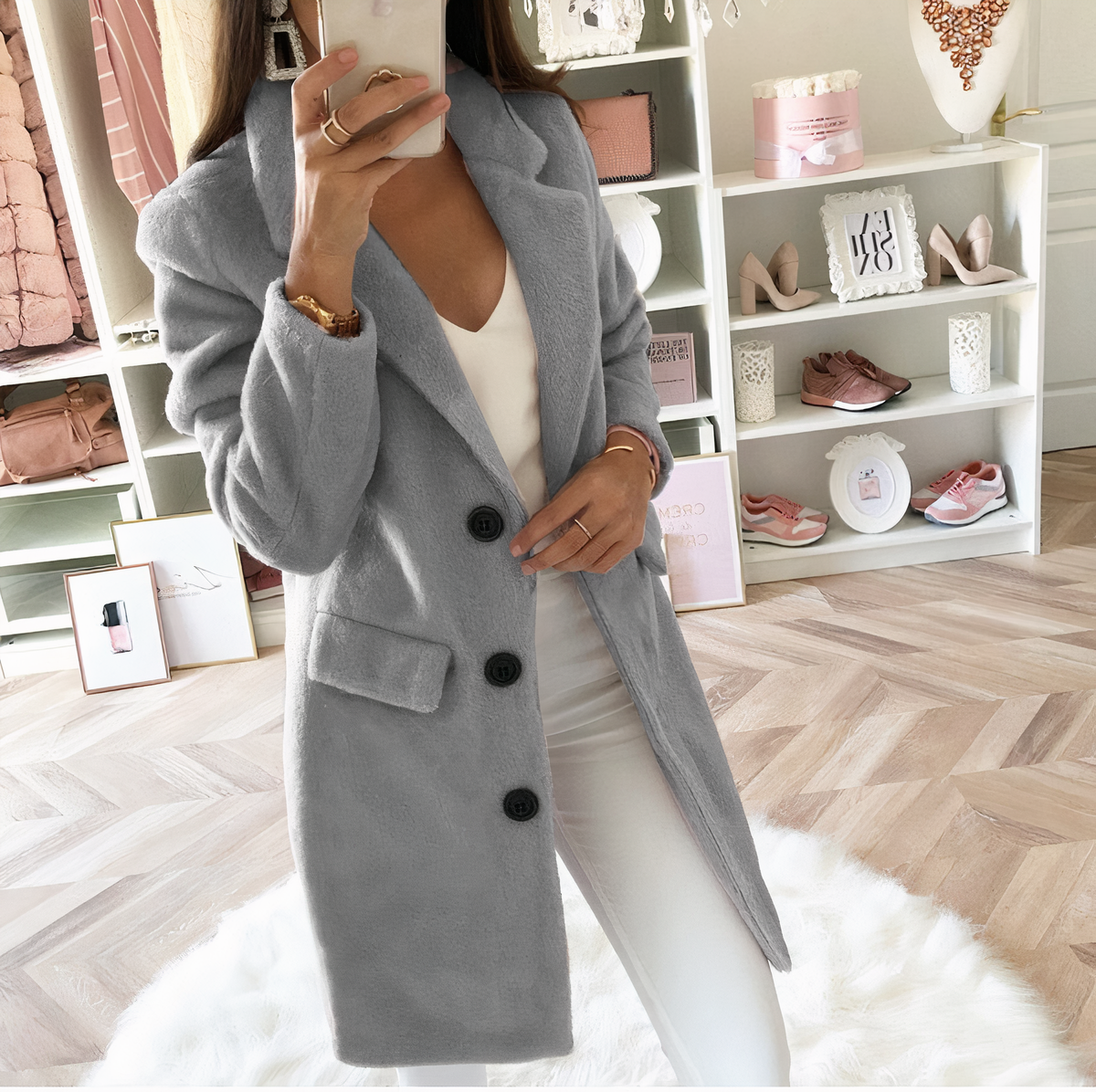 Manteau long élégant pour femme