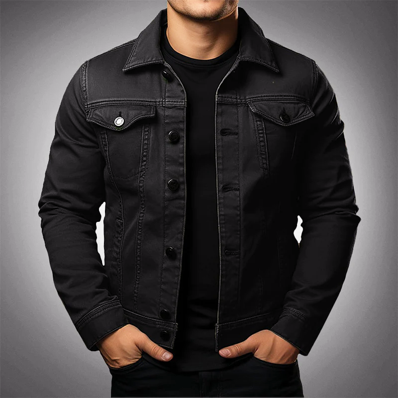 Frank Hardy Veste en jean tendance pour homme