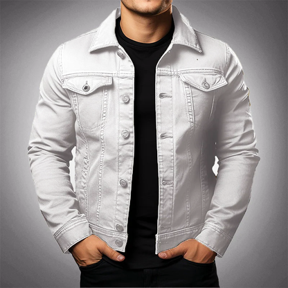 Frank Hardy Veste en jean tendance pour homme
