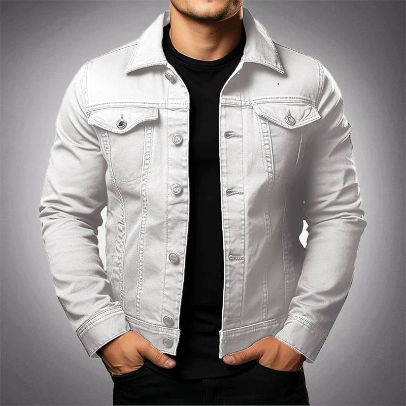 Veste en jean tendance pour homme Franke