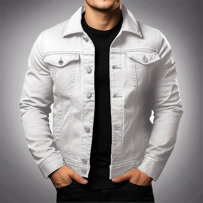 Veste en jean tendance pour homme Franke