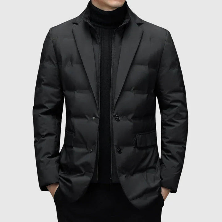 Elegante Steppblazer Damenjacke Zweiknopf Schnitt - IdealeKleiden