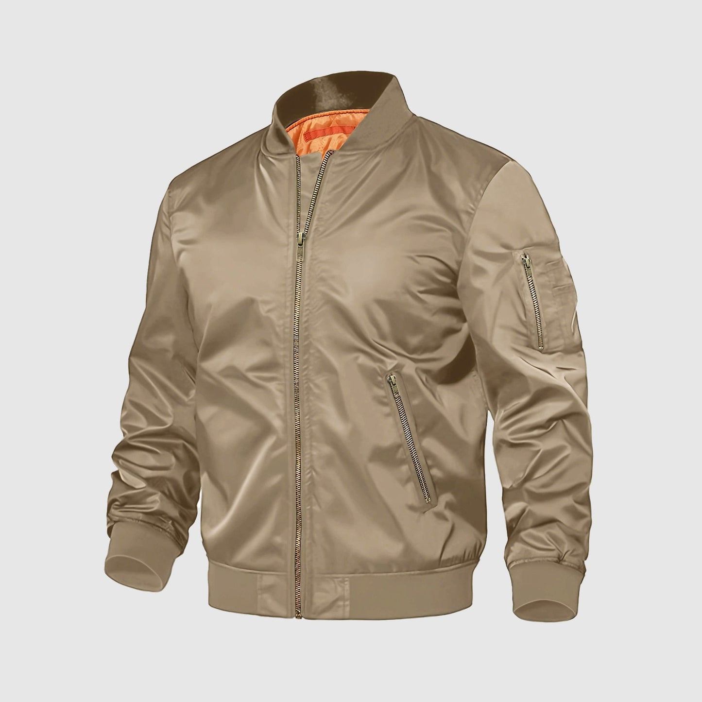Blouson aviateur en cuir style Alessandro Veneti