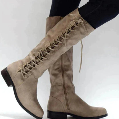Chaussures Femme Bottines Hautes Élégantes