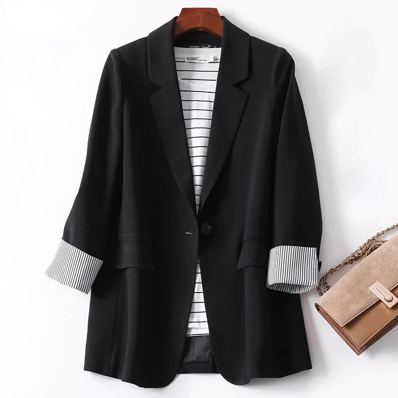 Blazer élégant Manches longues Moderne