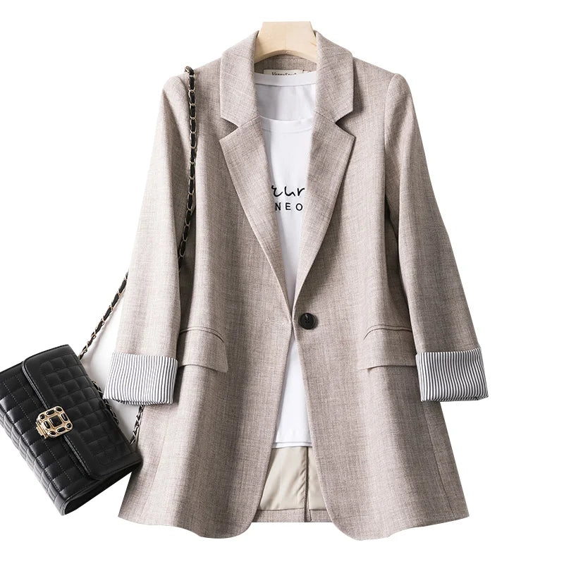Blazer élégant Manches longues Moderne