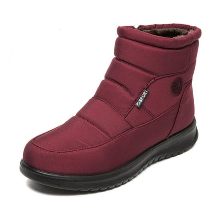 Bottes d'hiver imperméables et chaudes pour femme