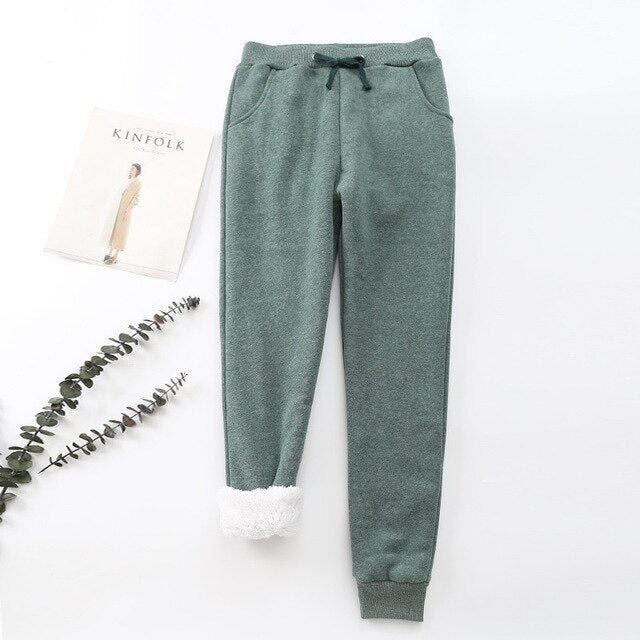 Pantalons d'hiver élégants chauds pour femmes