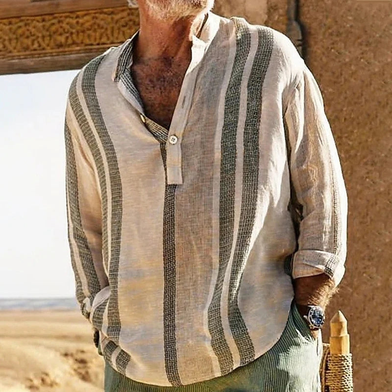 Chemise décontractée confortable pour hommes Coupe ample
