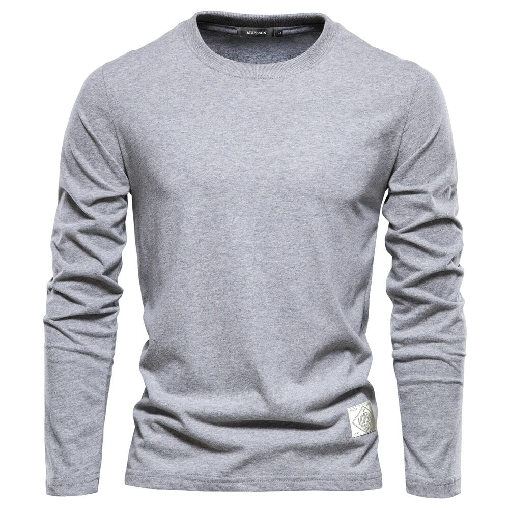 T-shirt à manches longues en coton confortable