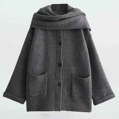 Élégantes robes pour femme avec bouton et écharpe