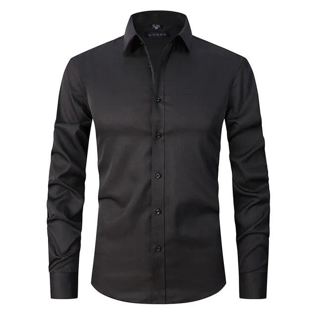 Chemise slim fit homme stretch sans repassage moderne