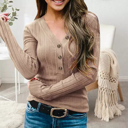Pull uni confortable pour femmes